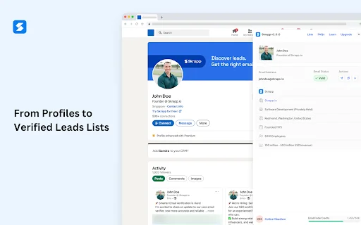 Download Skrapp.io Terbaru – Cari Email Bisnis Gratis - Screenshot 2