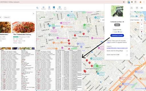 Download Maps Scraper by Presto – Ekstraktor Data Bisnis Gratis - Screenshot 1