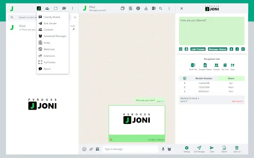 JONI: Supertool WhatsApp Terbaik untuk Produktivitas Bisnis Anda - Screenshot 2