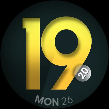 Download UsA Spatial Dot – Tampilan Jam Unik untuk Wear OS - Screenshot 20