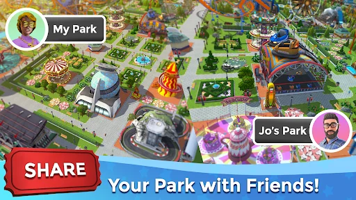 Download RollerCoaster Tycoon Touch Terbaru – Bangun Taman Hiburan - Screenshot 23