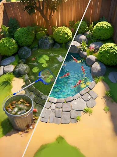 Download Lawn Care ASMR Cleaning Terbaru – Game Simulasi Santai - Screenshot 16