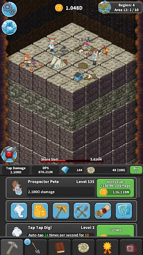 Download Tap Tap Dig Terbaru – Game Idle Clicker Seru Gratis - Screenshot 5