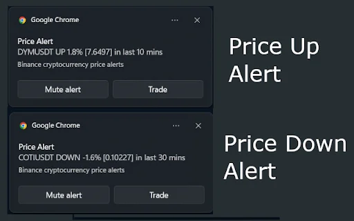 Crypto Price Alerts for Binance – Pantau Harga Kripto Real-time - Screenshot 2
