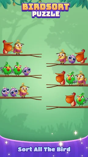 Download Bird Sort: Color Puzzle Master Terbaru – Game Asah Otak - Screenshot 9