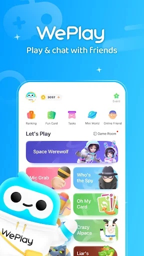 Download WePlay Terbaru – Game Pesta & Obrolan Seru Gratis - Screenshot 1