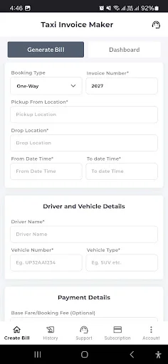 Download Taxi Invoice Maker Pro Terbaru – Buat Kwitansi Cepat - Screenshot 6