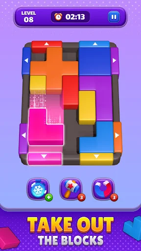 Unduh Block Slider: Color Jam Terbaru – Game Puzzle Seru - Screenshot 2