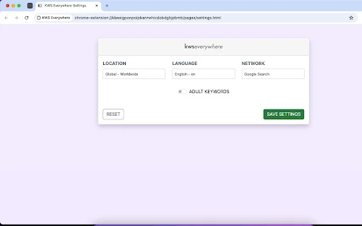 Download KWS Everywhere Terbaru – SEO Keyword Tool Gratis - Screenshot 1