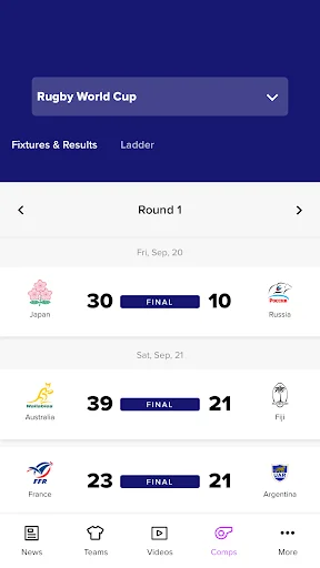 Download Rugby Xplorer Terbaru – Platform Resmi Rugbi Australia - Screenshot 5