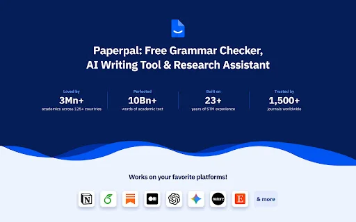 Paperpal: Asisten AI Menulis Akademik Terbaik & Pemeriksa Tata Bahasa - Screenshot 1