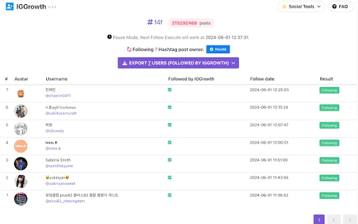 IG Growth: Tool Auto Follow Instagram Terbaik & Organik - Screenshot 2