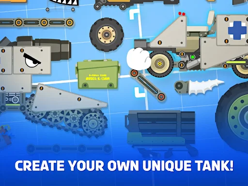 Download Super Tank Rumble Terbaru – Bangun Tank & Bertempur - Screenshot 13