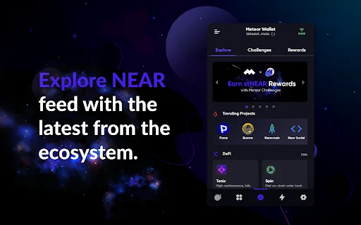 Download Meteor Wallet Terbaru – Dompet Kripto NEAR Teraman - Screenshot 3
