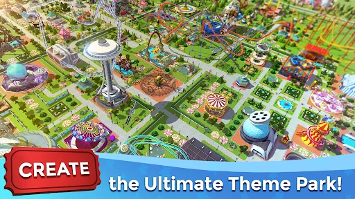 Download RollerCoaster Tycoon Touch Terbaru – Bangun Taman Hiburan - Screenshot 9