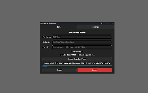 Download FlameGet Integration Terbaru – Akselerator Unduhan Cepat - Screenshot 5