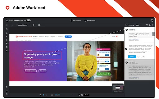 Download Adobe Workfront Review Tool – Review Konten Mudah - Screenshot 1