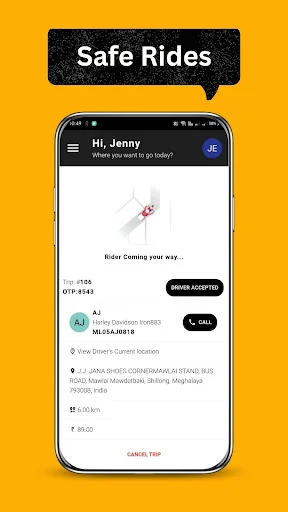 Download RideBha Terbaru – Ojek & Taksi Listrik Hemat & Cepat - Screenshot 3