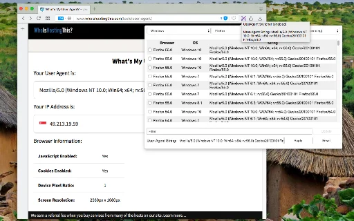 Download User-Agent Switcher and Manager Terbaru – Ubah UA Gratis - Screenshot 1