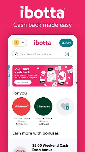 Download Ibotta Terbaru – Dapatkan Cashback Belanja Mudah & Cepat - Screenshot 1