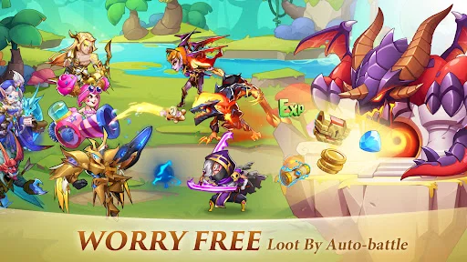 Download Idle Heroes Terbaru – Game RPG Strategi Paling Seru - Screenshot 3