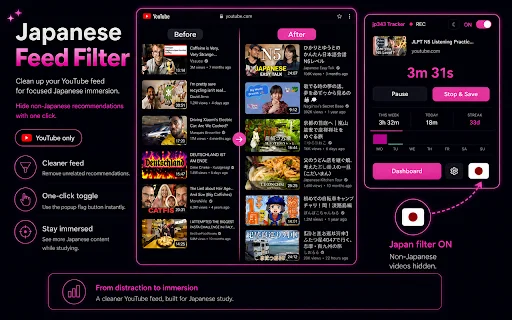 Download jp343: Lacak Waktu Belajar Bahasa Jepang Otomatis - Screenshot 2