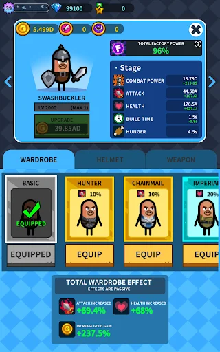 Download Hero Factory – Idle Tycoon Terbaru – Game Simulasi Seru - Screenshot 13
