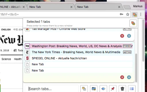 Download Tab Manager Plus untuk Chrome – Kelola Tab Jadi Mudah - Screenshot 5
