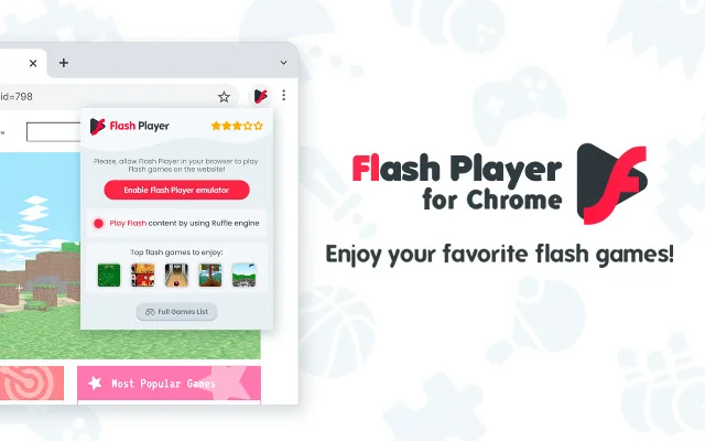Download Flash Player for Chrome – Jalankan Game Flash Gratis - Screenshot 1