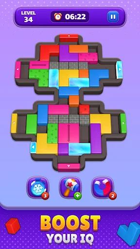 Unduh Block Slider: Color Jam Terbaru – Game Puzzle Seru - Screenshot 6