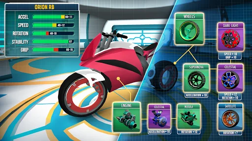 Download Gravity Rider: Game Balap Motor 3D Futuristik Terbaik - Screenshot 3