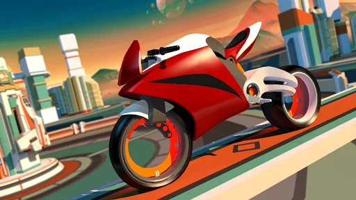 Download Gravity Rider: Game Balap Motor 3D Futuristik Terbaik - Screenshot 2