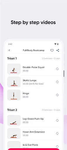 Download Sweat: Fitness App For Women Terbaru – Olahraga di Rumah - Screenshot 8