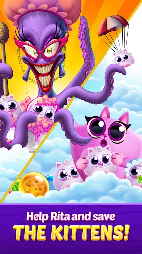 Download Cookie Cats Pop Terbaru – Game Puzzle Kucing Lucu - Screenshot 2