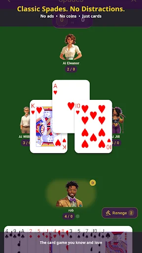 Download Simply Spades: Classic Cards – Main Spades Online Gratis - Screenshot 1