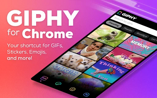 Download GIPHY for Chrome Terbaru – Koleksi GIF & Stiker Terlengkap - Screenshot 1