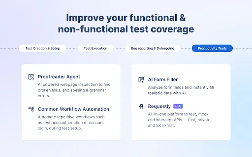 Testing Toolkit: 15+ Alat Pengujian Manual Terbaik & AI - Screenshot 5
