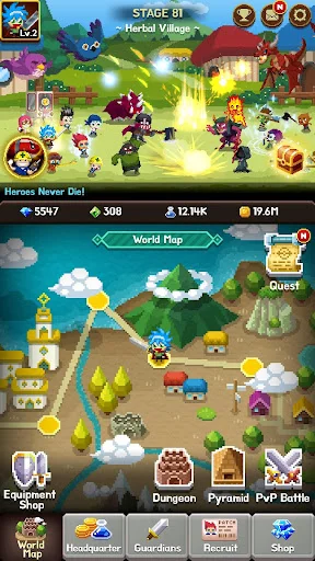 Unduh Videogame Guardians Terbaru – RPG Idle Retro Seru - Screenshot 6