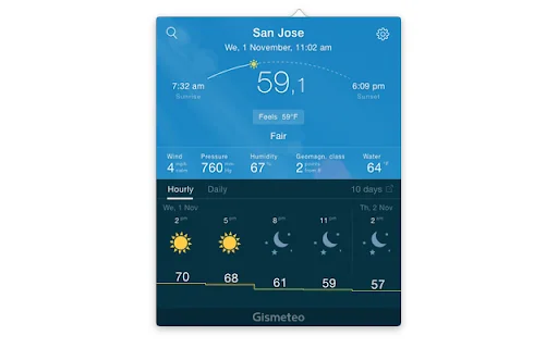 Download Gismeteo Terbaru – Prakiraan Cuaca Akurat & Real-time - Screenshot 1