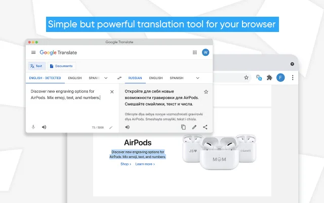 Download Translator – Select to Translate Gratis – Chrome - Screenshot 2