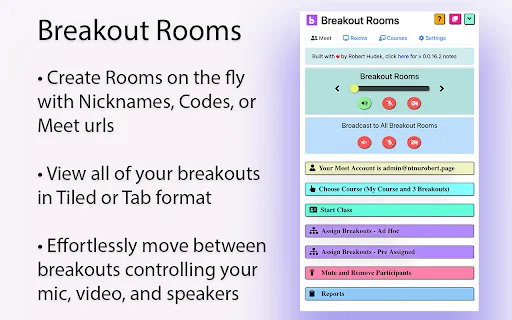 Google Meet Breakout by Robert Hudek – Kelola Kelas Virtual Gratis - Screenshot 3