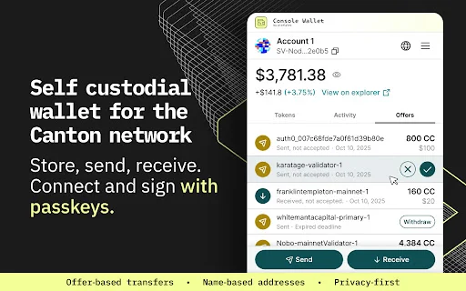 Download Console Wallet Terbaru – Dompet Kripto Aman & Privat - Screenshot 1