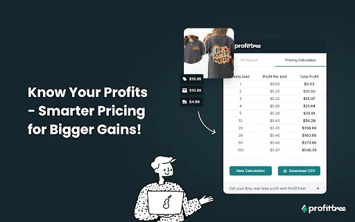 ProfitTree: Asisten Penjual Etsy Terbaik – Optimasi & Analisis - Screenshot 4