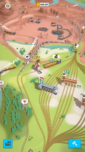 Download Rail Master Tycoon: Idle Train – Bangun Kereta Api Anda - Screenshot 4
