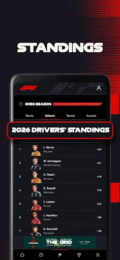 Download Formula 1® Terbaru – Berita F1 & Statistik Resmi - Screenshot 5
