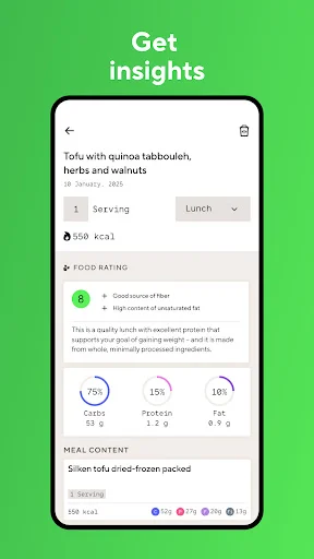 Download Lifesum: Pelacak Kalori & Nutrisi Terbaik di Android - Screenshot 4