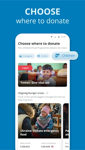 Download ShareTheMeal Terbaru – Donasi Mudah & Berdampak - Screenshot 2