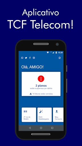 Download TCF Telecom Terbaru – Aplikasi Klien Resmi HubSoft - Screenshot 1