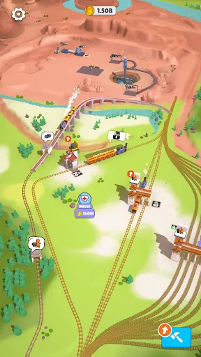 Download Rail Master Tycoon: Idle Train – Bangun Kereta Api Anda - Screenshot 7