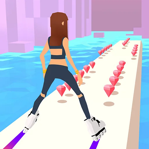 Download Sky Roller: Rainbow Skating Terbaru – Game Skate Seru